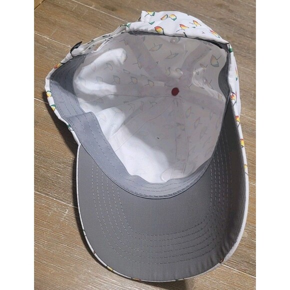 Imperial White BAY HILL Alter Ego All Over Umbrella Adjustable Hat Cap Golf - Picture 4 of 5